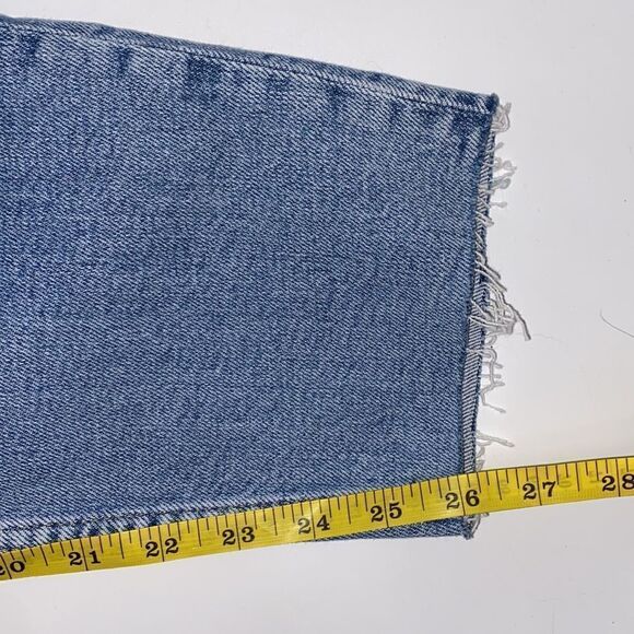 Re/Done 90s High Rise Ankle Crop in Light Dusk Destroy Women’s Size 30 New - Picture 10 of 13